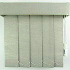 Persiana Vertical Tecido Com Bandô L 2,10 X 2,20 A Cinza Cinz