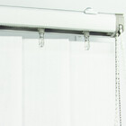 Persiana Vertical Tecido Crisdan L 1,00 X 1,40 A Branca Branc