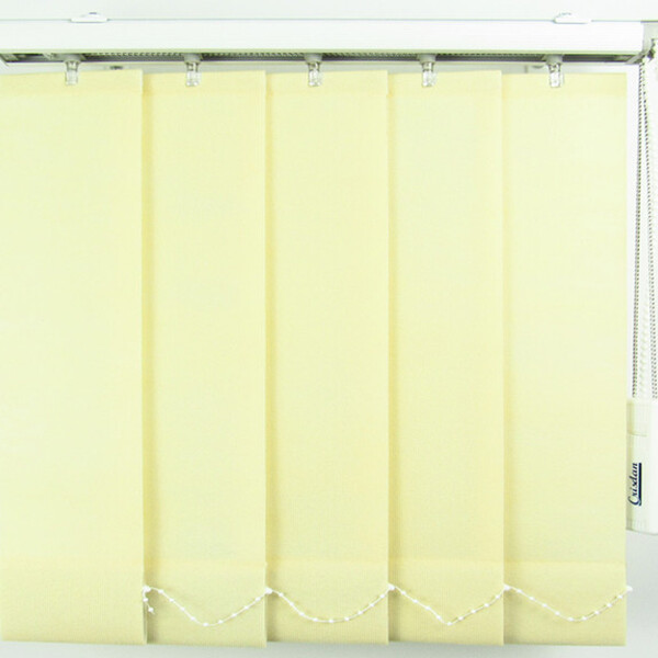 Persiana Vertical Tecido Crisdan L 1,20 X 1,20 A Creme Creme: