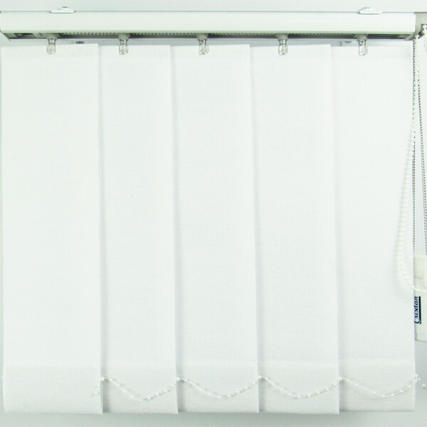Persiana Vertical Tecido Crisdan L 2,00 X 2,20 A Branca Branc