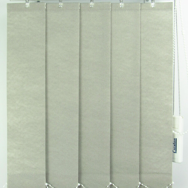 Persiana Vertical Tecido Crisdan L 2,00 X 2,30 A Cinza Cinza:
