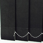 Persiana Vertical Tecido Crisdan L 2,00 X 2,30 A Preta Preto: