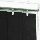 Persiana Vertical Tecido Crisdan L 2,10 X 2,20 A Preta Preta: