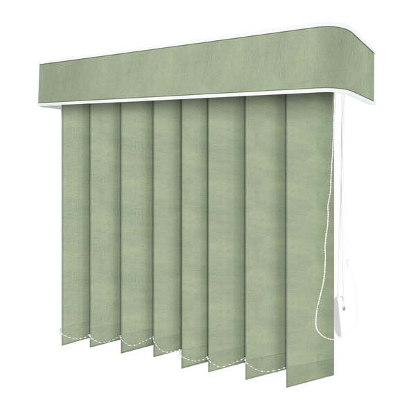 Persiana Vertical Verde - 2,20m Larg X 2,30m Alt - Tecido Tra