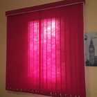 Persiana Vertical Vermelha - 3,00m Larg X 1,30m Alt - Tecido