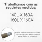 Persiana Zebra Prime 140larg X 160alt Mescla Cinza