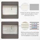 Persiana Zebra Smart 38mm Motorizável 160larg X160alt Linho C