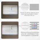 Persiana Zebra Smart 38mm Motorizável 180larg X160alt Branca