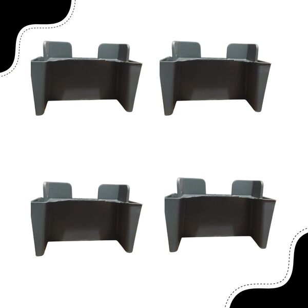 Pés Para Moveis, Roupeiro, Guarda Roupa, Rack Com 25 Unidades