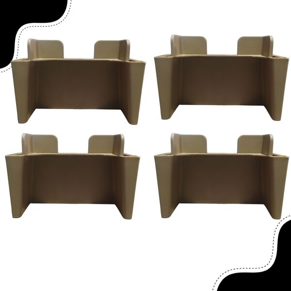 Pés Para Moveis, Roupeiro, Guarda Roupa, Rack Com 50 Unidades