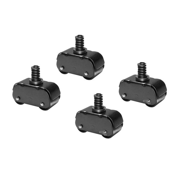 Pés Rodízio Extra Forte Para Geladeira / Fogão Kit Com 04 Un