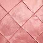 Peseira Drapeada Dupla Face Em Veludo  Rose Com Forro Cama Ki