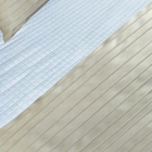 Peseira Drapeada Line Dupla Face Em Veludo Cama Queen Bege