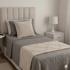 Peseira Drapeada Veludo Luxo 1,60x0,50m Dupla Face cama Solte