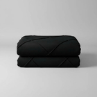 Peseira Drapeada Veludo Luxo 2,40x0,50m Dupla Face cama Queen