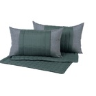 Peseira King Aurora 5 Peças Percal 100% Poliéster - Verde