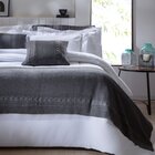 Peseira Manta Tricot Ermont Casal 70x220cm - Kacyumara Chumbo