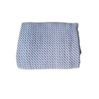 Peseira Monte Alegre Algodão Cinza e Branco 70x200cm Guaratinguetá