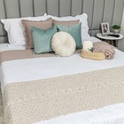 Peseira Tricot Wrin Natural/cru - Cama Casal