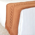 Peseira Tricot Wrin Terracota - Cama King