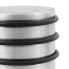 Peso de Porta 1,1KG Chão Aço Prata 1 peça