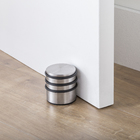 Peso de Porta 1,1KG Chão Aço Prata 1 peça