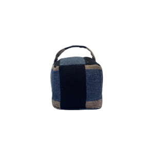 Foto de Peso de Porta Cubo Azul Jacquard 1,1Kg