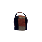 Peso de Porta Cubo Laranja Jacquard 12x12cm 1,1Kg