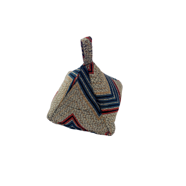 Peso de Porta Triangular Jacquard Colorido 14x14cm 1,1Kg