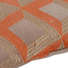Peso de Porta Triângulo 1,1kg Jacquard Laranja 23x23cm