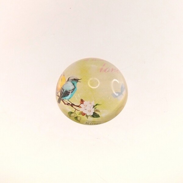 Peso Mesa Pássaro Decorativo Pvc Cor Azul 6 X 10 X 10 Cm