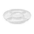 Petisqueira 5 Divisões Em Melamina 35,5 Cm Branco Petisc Haus
