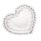 Petisqueira Bowl De Vidro Coração Borda Bolinha Balls - Lyor