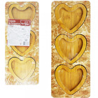 Petisqueira Com 3 Divisórias Coração 32 5x12 5cm