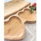 Petisqueira Coração Tripla Bambu Yoi