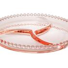 Petisqueira Cristal Pearl Rosa 24 Cm - Wolff