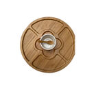 Petisqueira De Bambu Com 5 Divisorias E Porcelana