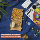 Petisqueira De Bambu Quadrado Desmontável - Oikos Natural U