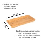 Petisqueira de Bambu Servir Petiscos Queijos Frios Bandeja Mu