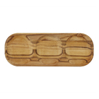 Petisqueira de Madeira FSC 3 Nichos Tramontina