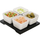 Petisqueira De Porcelana Com 05 Peças - Hauskraft