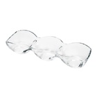 Petisqueira De Vidro Cristal Ecologico Danielli 3 Divisoria R