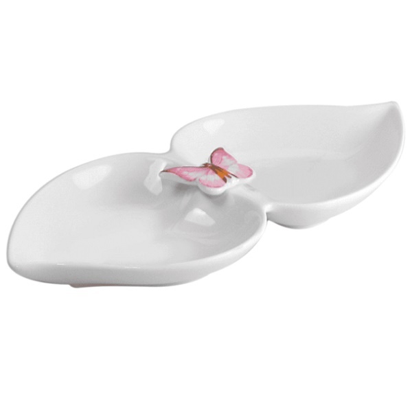 Petisqueira Em Ceramica Borboleta Wolff 1171