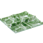 Petisqueira Em Vidro Com 4 Divisórias Para Montar Ou Decorar