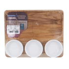 Petisqueira Madeira FSC 3 Potes Tramontina