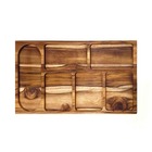 Petisqueira Madeira Nobre Teca Grande 40x25