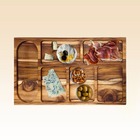 Petisqueira Madeira Nobre Teca Grande 40x25