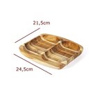 Petisqueira Madeira Teca Stolf 24 5cm