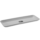 Petisqueira Retangular Prato Porta Petisco Coza Grande Branco