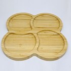 Petisqueira Tábua De Bambú Travessa De Petisco 22 Cm 2968